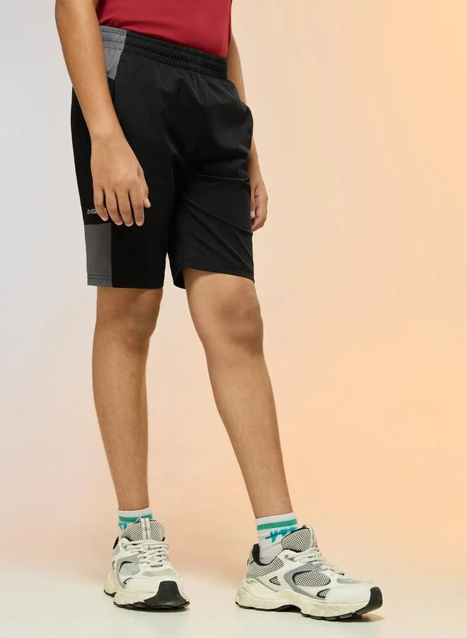 Technosport  Boys Slim Fit Sports Shorts With Ts Flexi for Men | Best Price UAE